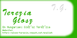 terezia glosz business card