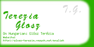 terezia glosz business card